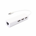 Adapter Type C na 3 USB 2.0 + RJ45 (100Mb) JWD-T4 Adapter Type C na 3 USB 2.0 + RJ45 (100Mb) JWD-T4