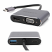 Adapter Type C na HDMI VGA PD USB3.0 SOTAKO ST-C0401 4 u 1 sivi Adapter Type C na HDMI VGA PD USB3.0 SOTAKO ST-C0401 4 u 1 sivi