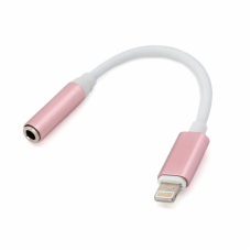 Adapter za slusalice iP-11 iPhone lightning na 3.5mm roze Adapter za slusalice iP-11 iPhone lightning na 3.5mm roze