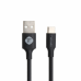 Auto punjac Teracell Evolution TC-05 2xUSB QC3.0 2.4A sa Type C kablom crni