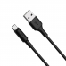 Data kabl HOCO X25 Soarer micro USB 1m crni
