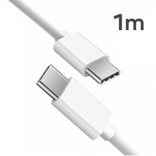 Data kabl PD Type C na Type C beli 1m HQ