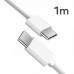 Data kabl PD Type C na Type C beli 1m HQ