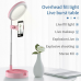 Drzac za mobilni sa LED rasvetom makeup D3 pink