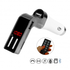 FM transmiter 590 USB TF Remote Bluetooth 5.0 12-24V handsfree crni FM transmiter 590 USB TF Remote Bluetooth 5.0 12-24V handsfree crni