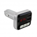 FM transmiter C6 USB Bluetooth 5.0 12-24V handsfree sivi FM transmiter C6 USB Bluetooth 5.0 12-24V handsfree sivi