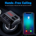 FM transmiter C6 USB Bluetooth 5.0 12-24V handsfree sivi FM transmiter C6 USB Bluetooth 5.0 12-24V handsfree sivi