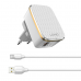 Kucni punjac LDNIO A1204Q Quick Charge 3.0 USB 5V 2.4A sa type C kablom beli Kucni punjac LDNIO A1204Q Quick Charge 3.0 USB 5V 2.4A sa type C kablom beli