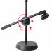 LED lampa 2x holder za mobilni + drzac za mikrofon LED lampa 2x holder za mobilni + drzac za mikrofon