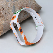 Narukvica za smart watch Xiaomi Mi Band M5/M6 sunflower narandzasta Narukvica za smart watch Xiaomi Mi Band M5/M6 sunflower narandzasta