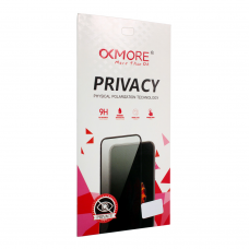 Tempered Glass Privacy Staklo 2.5D full glue za iPhone 15 Plus 6.7 crni