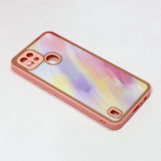 Futrola Candy Marble za Realme C21 svetlo ljubicasta