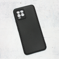 Futrola Carbon fiber za Realme 8 4G/8 Pro crna Futrola Carbon fiber za Realme 8 4G/8 Pro crna