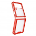 Futrola Clear TPU za Samsung Z Flip 4 crvena Futrola Clear TPU za Samsung Z Flip 4 crvena