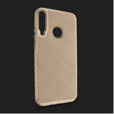 Futrola Crystal Cut za Huawei P40 Lite E zlatna Futrola Crystal Cut za Huawei P40 Lite E zlatna