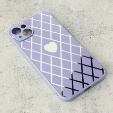 Futrola Diamond Heart za iPhone 14 Plus 6.7 ljubicasta Futrola Diamond Heart za iPhone 14 Plus 6.7 ljubicasta