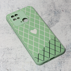 Futrola Diamond Heart za Xiaomi 10c svetlo zelena Futrola Diamond Heart za Xiaomi 10c svetlo zelena
