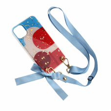 Futrola Fashion Strap Glitter za iPhone 11 Pro Max 6.5 plava Futrola Fashion Strap Glitter za iPhone 11 Pro Max 6.5 plava