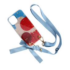 Futrola Fashion Strap Glitter za iPhone 12 Mini 5.4 plava Futrola Fashion Strap Glitter za iPhone 12 Mini 5.4 plava