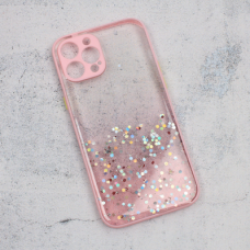 Futrola Frame Glitter za iPhone 12 Pro Max 6.7 roze