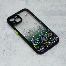 Futrola Frame Glitter za iPhone 13 6.1 crna Futrola Frame Glitter za iPhone 13 6.1 crna