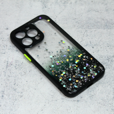 Futrola Frame Glitter za iPhone 13 Pro 6.1 crna Futrola Frame Glitter za iPhone 13 Pro 6.1 crna