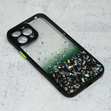 Futrola Frame Glitter za iPhone 13 Pro Max 6.7 crna Futrola Frame Glitter za iPhone 13 Pro Max 6.7 crna