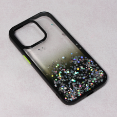 Futrola Frame Glitter za iPhone 14 6.1 Pro crna Futrola Frame Glitter za iPhone 14 6.1 Pro crna