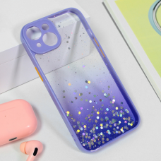 Futrola Frame Glitter za iPhone 15 6.1 ljubicasta Futrola Frame Glitter za iPhone 15 6.1 ljubicasta