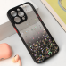 Futrola Frame Glitter za iPhone 15 Pro Max 6.7 crna