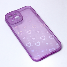 Futrola Heart Color IMD za iPhone 14 6.1 ljubicasta Futrola Heart Color IMD za iPhone 14 6.1 ljubicasta