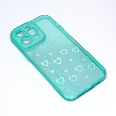 Futrola Heart Color IMD za iPhone 14 Pro Max 6.7 mint Futrola Heart Color IMD za iPhone 14 Pro Max 6.7 mint