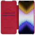 Futrola Nillkin Qin Pro za iPhone 14 Max 6.7 crvena Futrola Nillkin Qin Pro za iPhone 14 Max 6.7 crvena