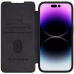 Futrola Nillkin Qin Pro za iPhone 15 Pro 6.1 crna Futrola Nillkin Qin Pro za iPhone 15 Pro 6.1 crna