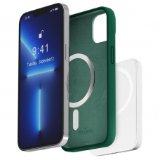 Futrola Puro ICON Mag za iPhone 14/13 6.1 tamno zelena