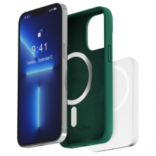 Futrola Puro ICON Mag za iPhone 14 Pro 6.1 tamno zelena