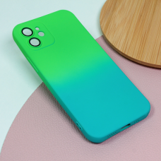 Futrola Rainbow Spring za iPhone 12 6.1 zeleno svetlo plava