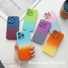 Futrola Rainbow Spring za iPhone 14 6.1 tamno plavo bordo