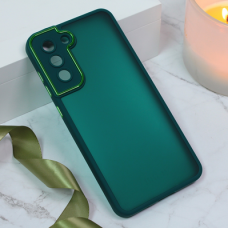 Futrola Shining Camera za Samsung G990B Galaxy S21 FE tamno zelena