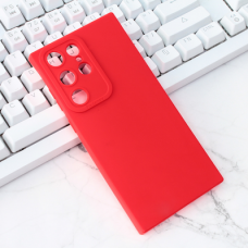 Futrola Silikon Pro Camera za Samsung S911 Galaxy S23 Ultra crvena