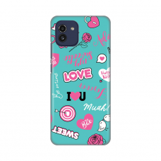 Futrola Silikonska Print za Samsung A035G Galaxy A03 Love