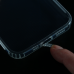 Futrola silikonska Ultra Thin with pluggy za iPhone 12 Mini 5.4 transparent