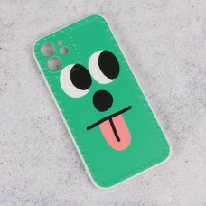 Futrola Smile face za iPhone 12 6.1 zelena