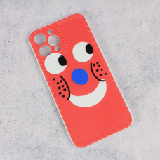 Futrola Smile face za iPhone 12 Pro Max 6.7 crvena