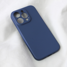 Futrola Teracell Soft Velvet za iPhone 14 Pro 6.1 tamno plava