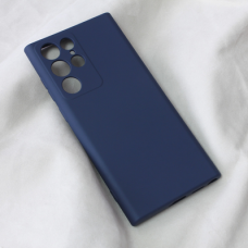 Futrola Teracell Soft Velvet za Samsung S908B Galaxy S22 Ultra 5G tamno plava