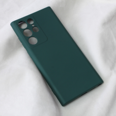 Futrola Teracell Soft Velvet za Samsung S908B Galaxy S22 Ultra 5G tamno zelena