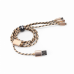 Data kabl Hisoonton 3u1 zlatni Type C/ Micro Usb / iPhone