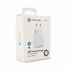 Kucni punjac Teracell Evo LP01 1A sa micro USB kablom beli Kucni punjac Teracell Evo LP01 1A sa micro USB kablom beli