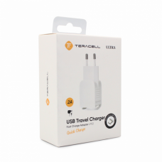Kucni punjac Teracell Ultra LP02 2A sa micro USB kablom beli Kucni punjac Teracell Ultra LP02 2A sa micro USB kablom beli